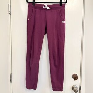 Superdry Athletics Japan Maroon Joggers, Size 8